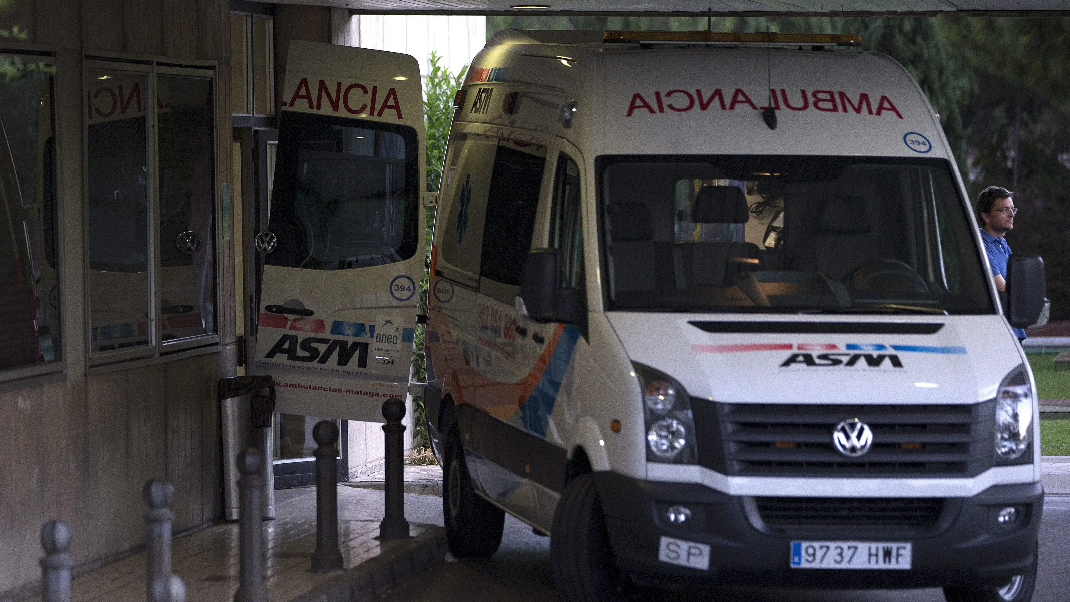 Una ambulancia en Málaga