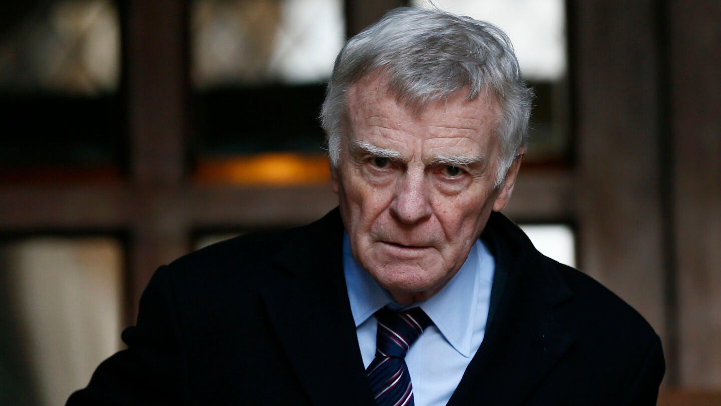 El exdirector de la FIA, Max Mosley