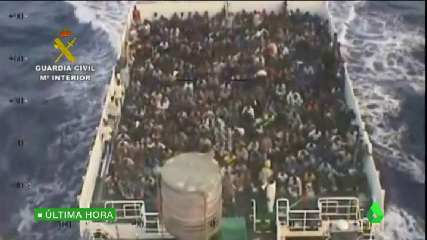 Rescate de migrantes frente a costas Libias