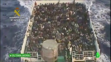 Rescate de migrantes frente a costas Libias