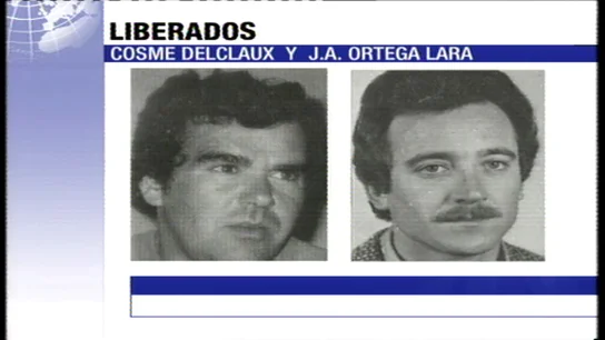 El funcionario Ortega Lara era rescatado de un zulo y ETA liberaba al empresario Delclaux El funcionario Ortega Lara era rescatado de un zulo y ETA liberaba al empresario Delclaux