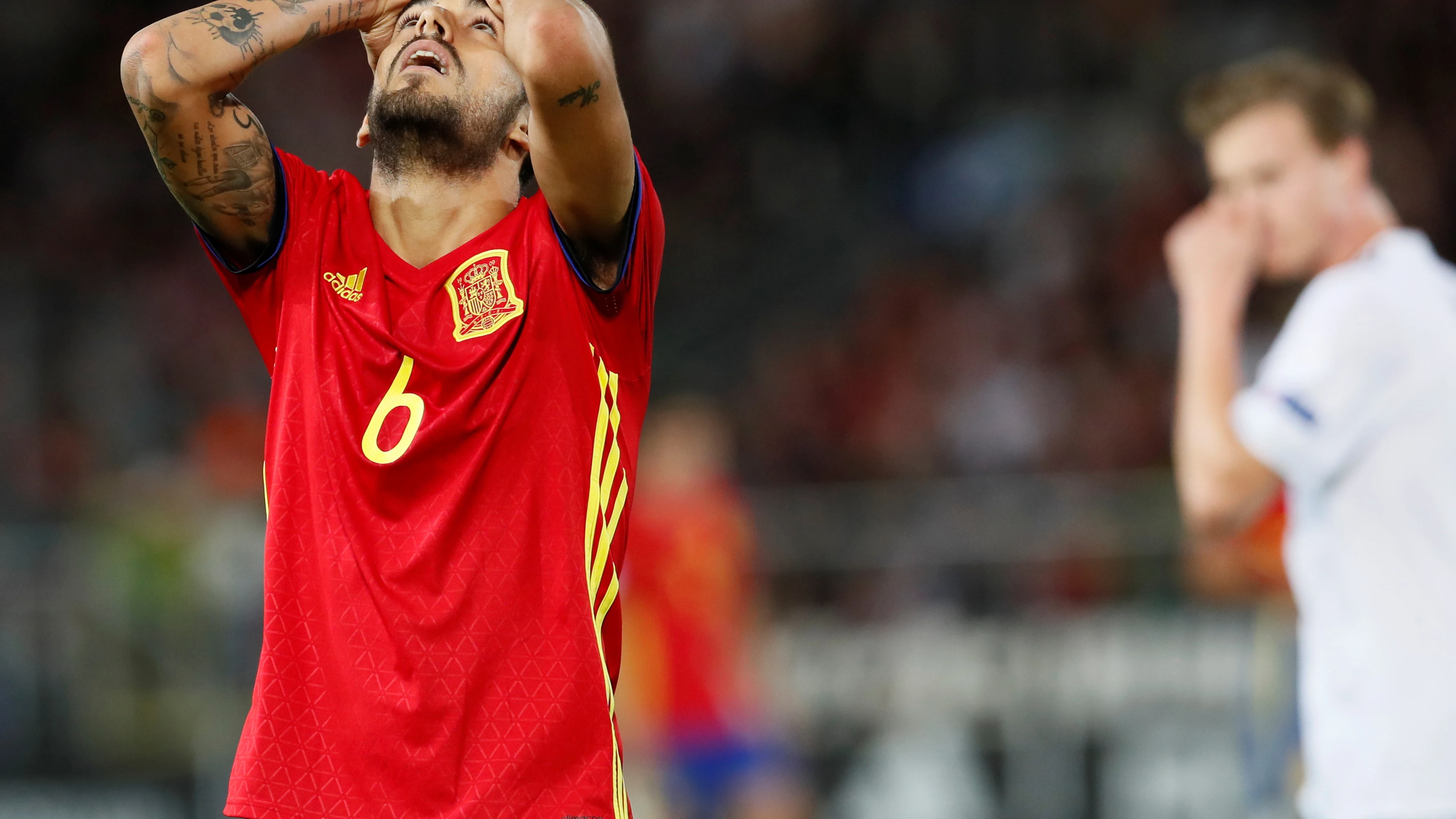 Ceballos se lamenta ante Alemania