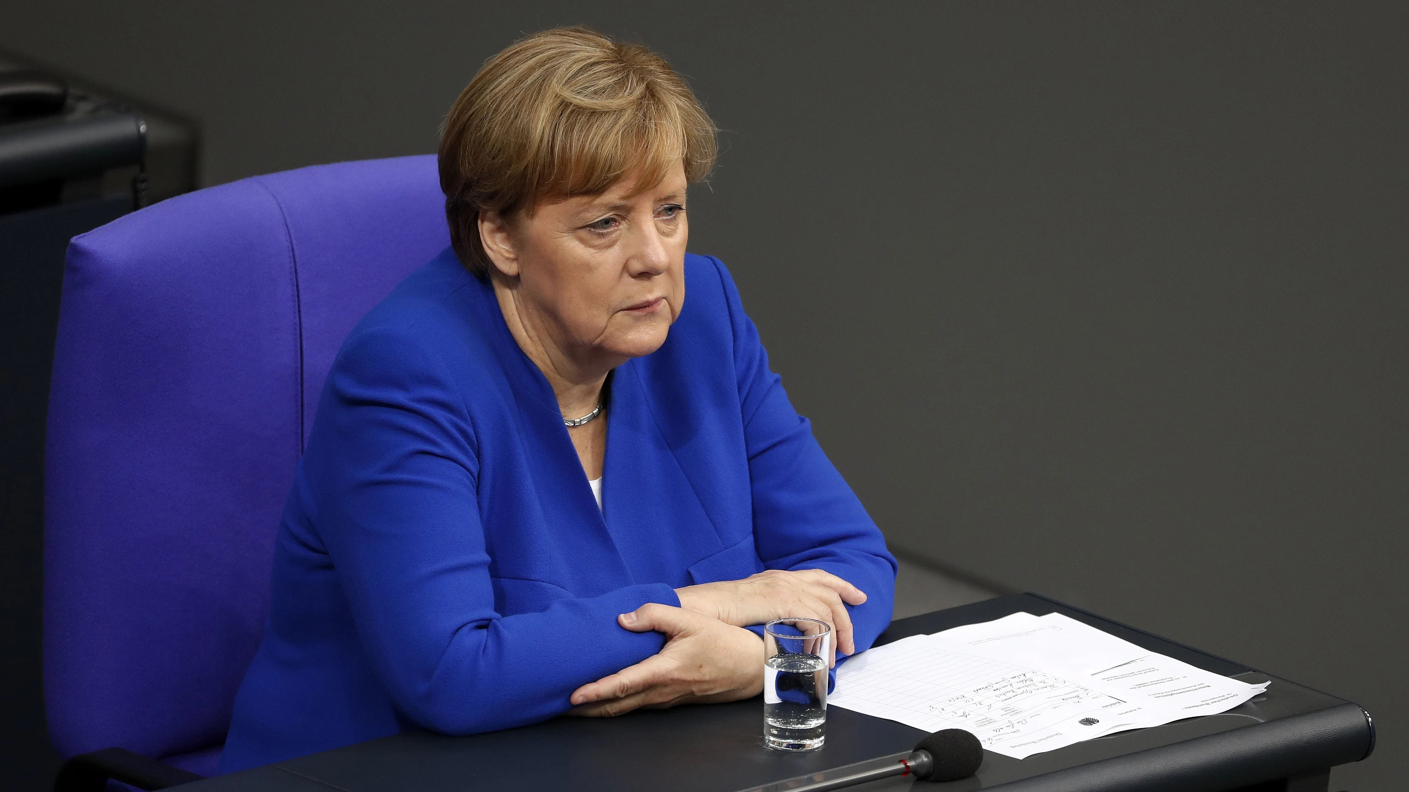  La canciller alemana, Angela Merkel