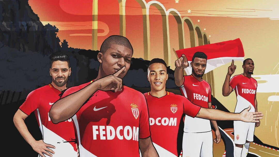 La nueva camiseta del Mónaco, con Mbappé como protagonista