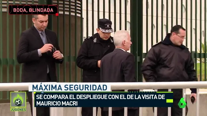 Máxima seguridad en la boda de Leo Messi