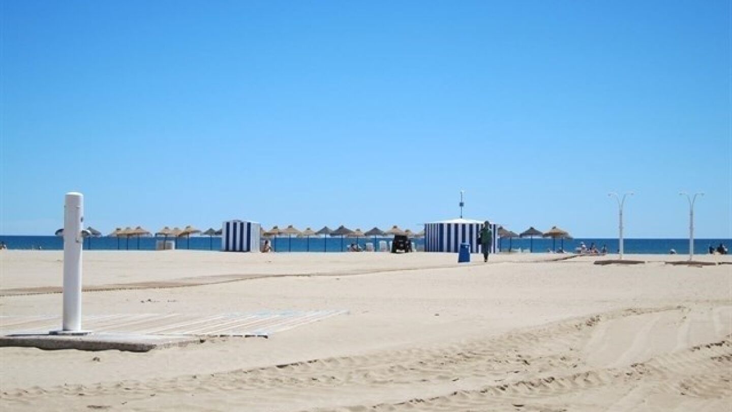 Una playa de valencia 
