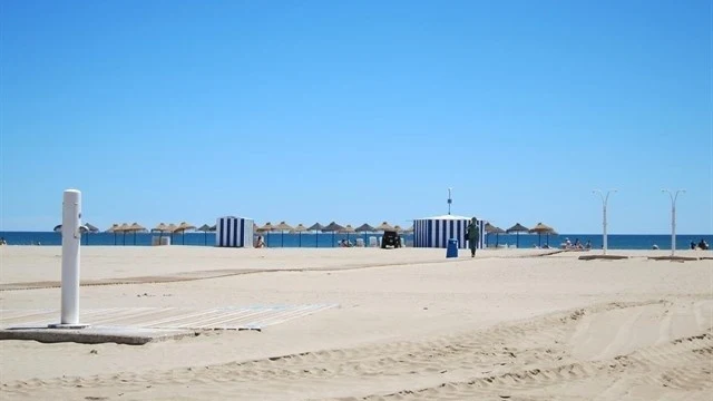 Una playa de valencia 