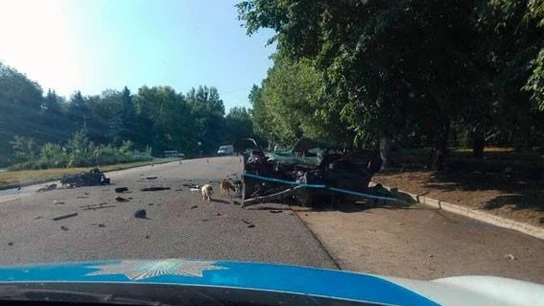 El coche en el que murieron las dos jóvenes El coche en el que murieron las dos jóvenes