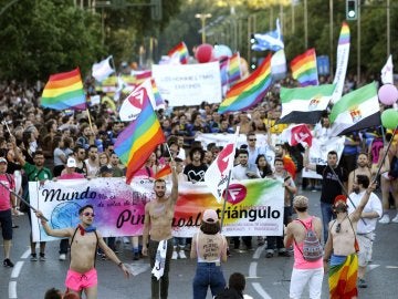 Imagen de archivo de la manifestación del Orgullo Gay en Madrid Imagen de archivo de la manifestación del Orgullo Gay en Madrid