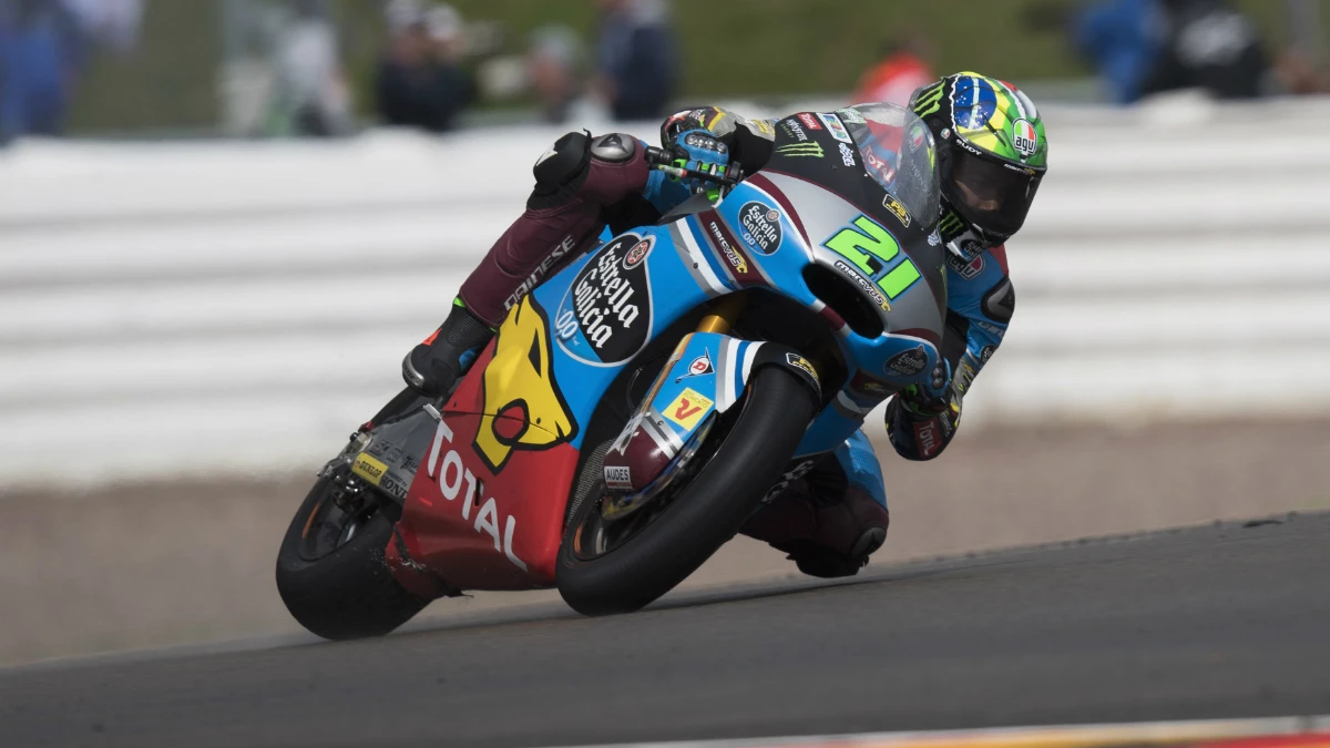 Morbidelli rueda en Alemania