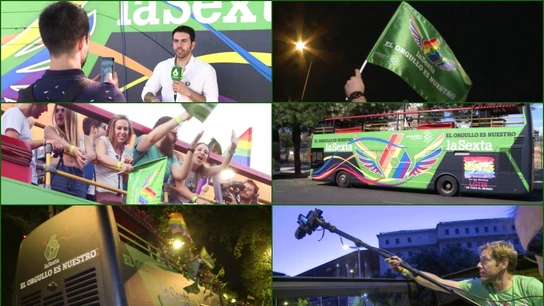 El World Pride Madrid 2017, desde la carroza de laSexta El World Pride Madrid 2017, desde la carroza de laSexta