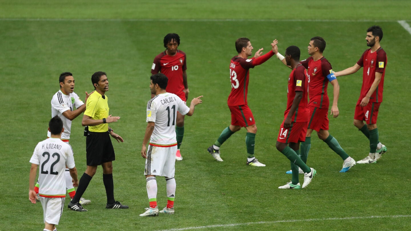 Portugal celebra el triunfo ante M&eacute;xico