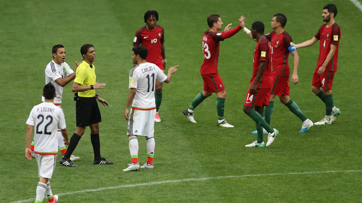 Portugal celebra el triunfo ante México
