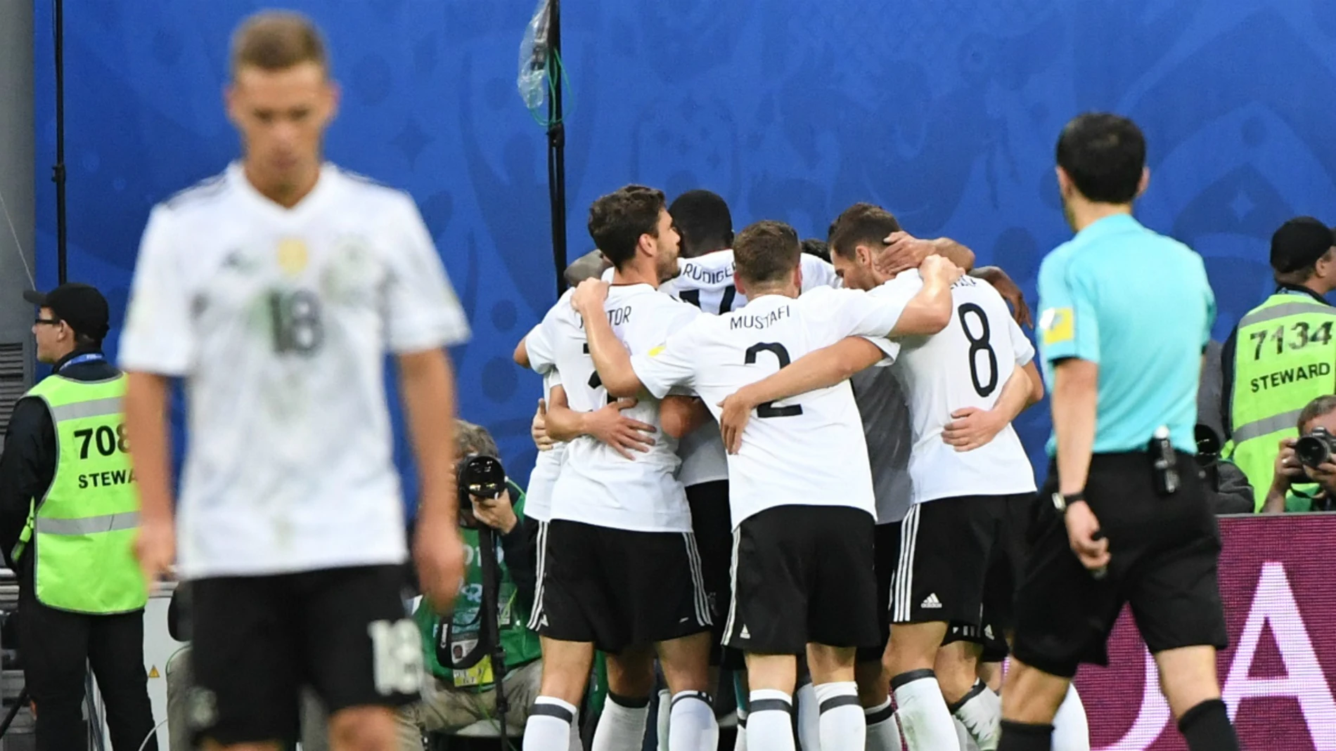 Alemania celebra un gol