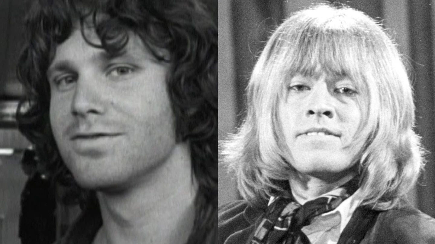 Jim Morrison y Brian Jones Jim Morrison y Brian Jones