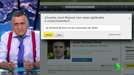 Wyoming revisaba el Linkedin de José Manuel Soria Wyoming revisaba el Linkedin de José Manuel Soria