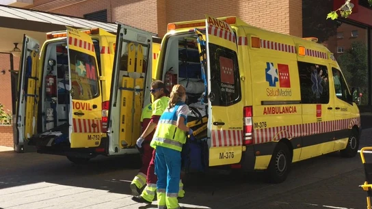 Trabajadores sanitarios de Emergencias Madrid (Archivo) Trabajadores sanitarios de Emergencias Madrid