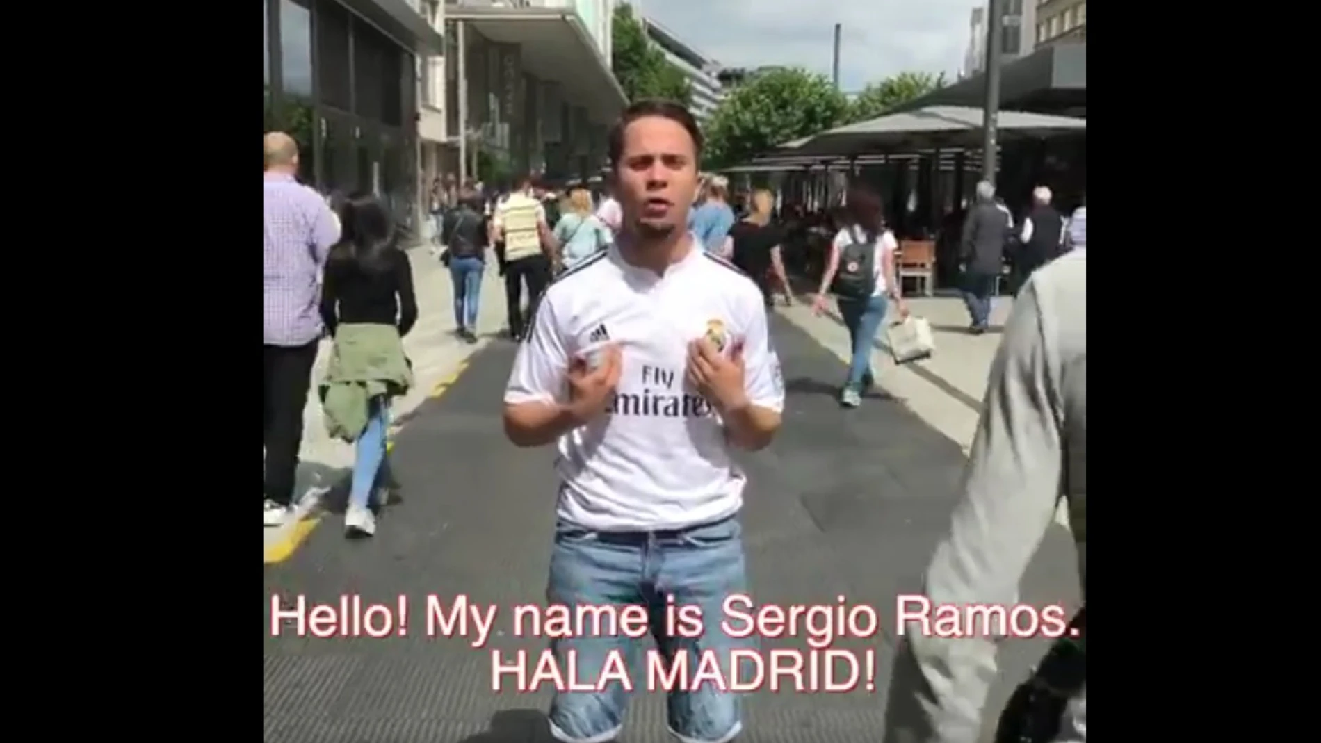 La parodia de Sergio Ramos en redes sociales