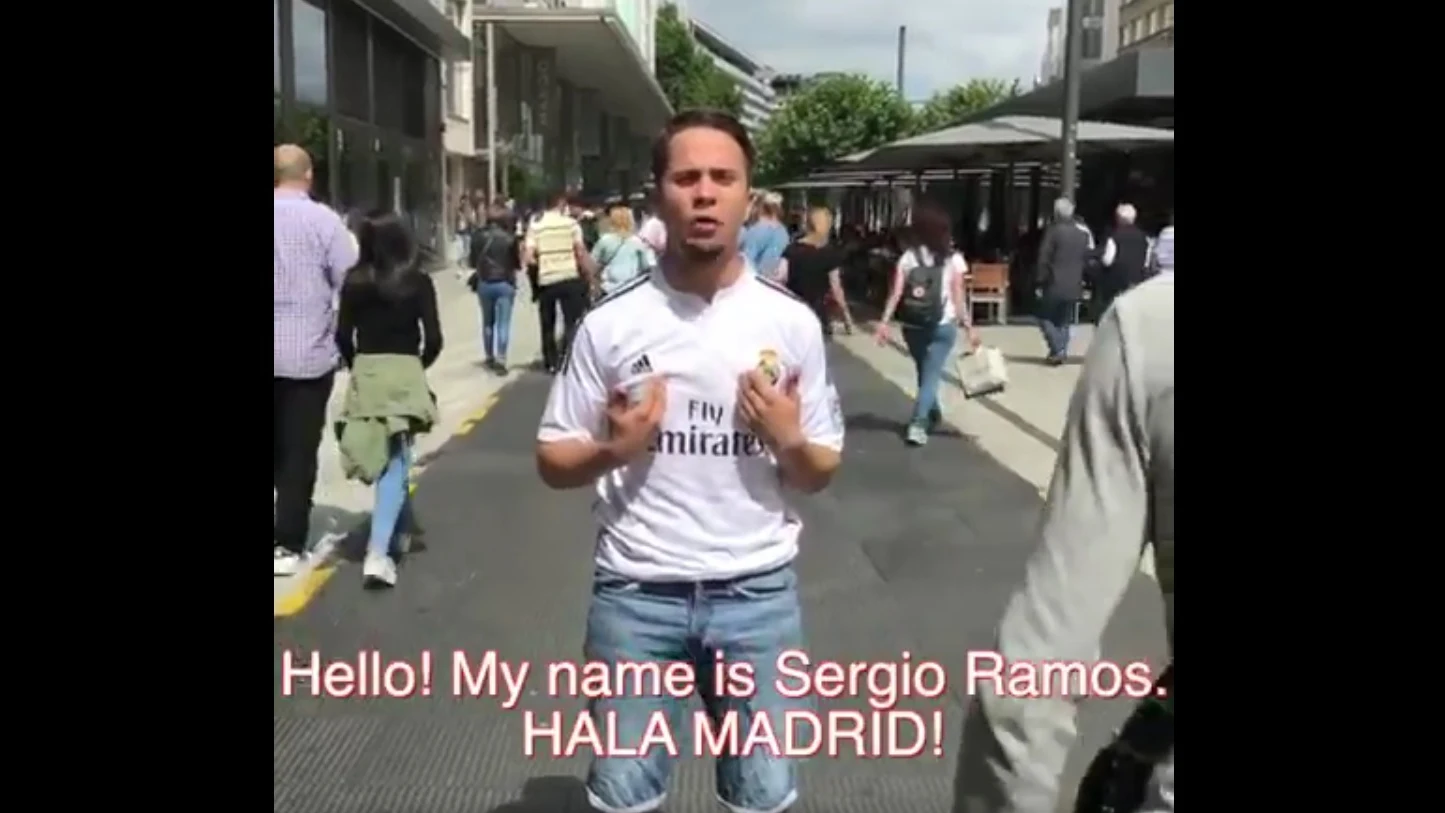La parodia de Sergio Ramos en redes sociales La parodia de Sergio Ramos en redes sociales