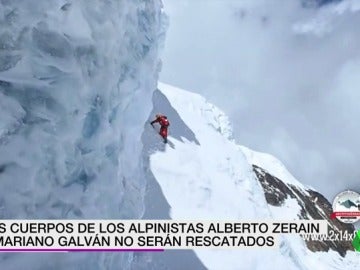 Los cuerpos de los alpinistas Alberto Zerain y Marinano Galván no serán rescatados Los cuerpos de los alpinistas Alberto Zerain y Marinano Galván no serán rescatados