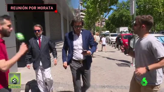 Reunión por Morata en el Santiago Bernabéu Reunión por Morata en el Santiago Bernabéu