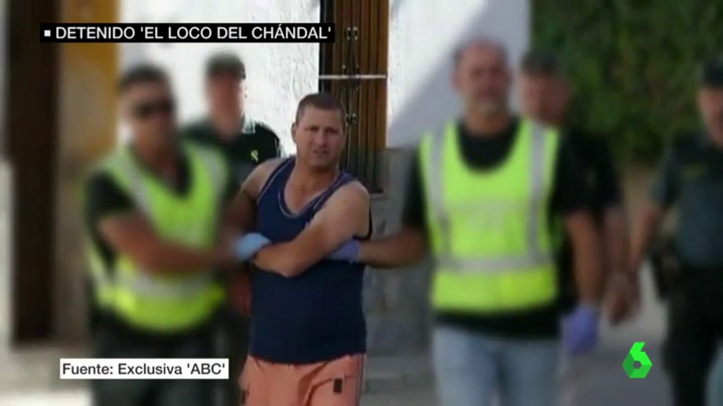 Detienen al 'loco del ch&aacute;ndal'