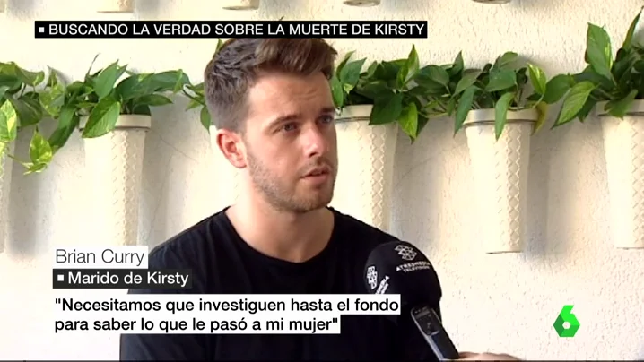 Brian Curry, marido de Kirsty, que falleció en Benidorm