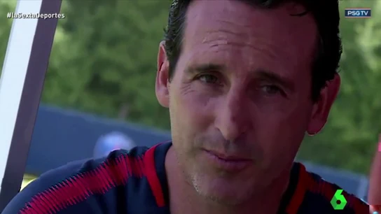 Unai Emery, técnico del PSG Unai Emery, técnico del PSG