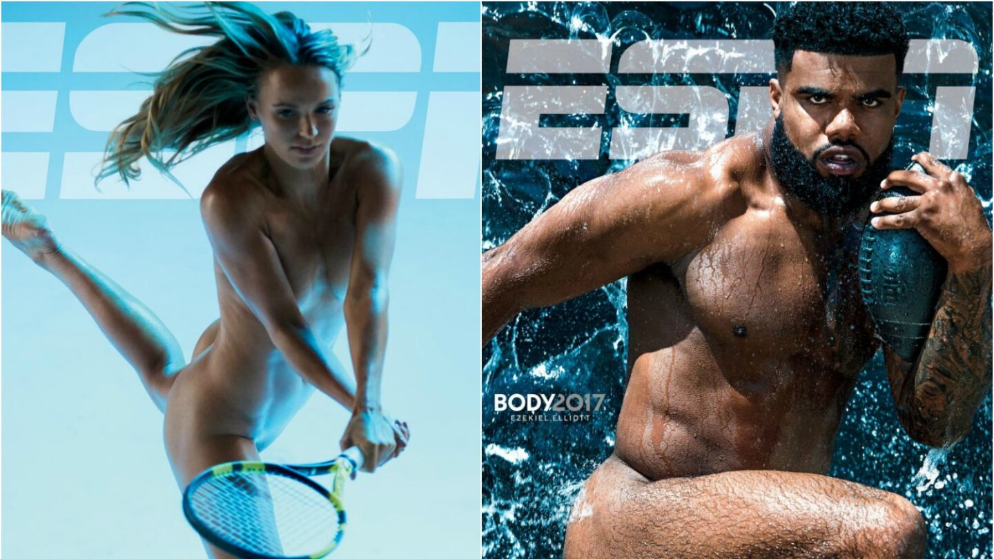 Los desnudos de Wozniacki y Zeke Elliott