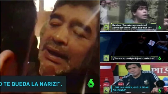 Maradona y sus escándalos Maradona y sus escándalos