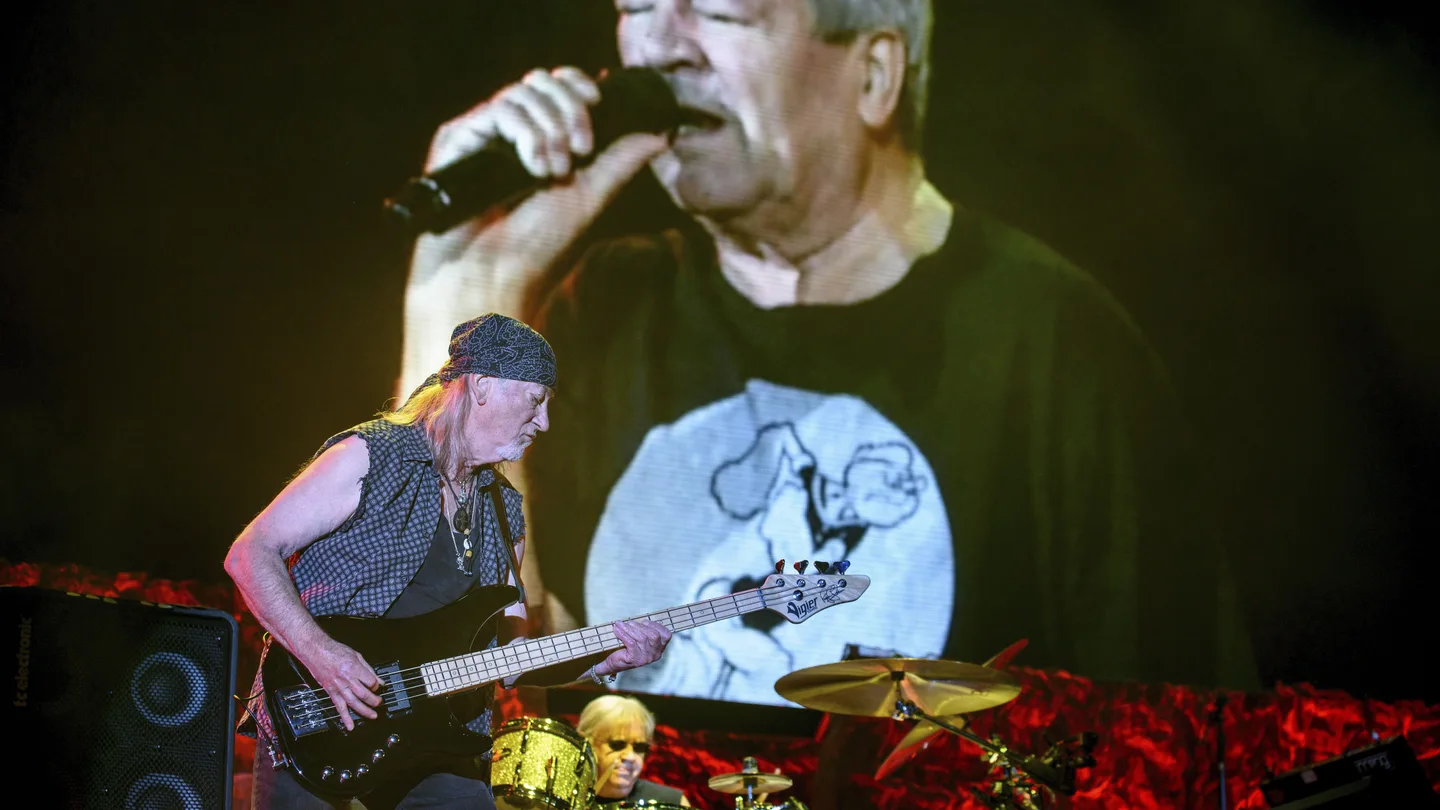 La banda británica Deep Purple La banda británica Deep Purple