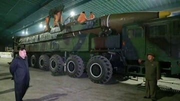 Lanzamiento de un misil por parte de Corea del Norte