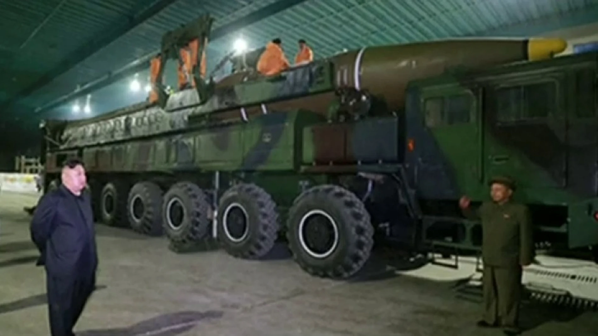 Lanzamiento de un misil por parte de Corea del Norte