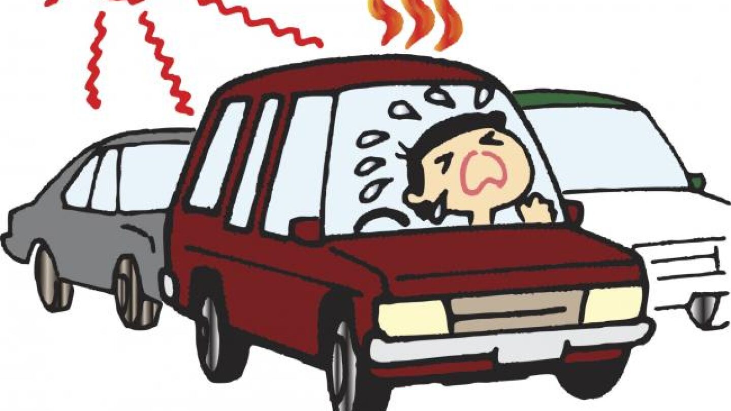 Calor en el interior de un veh&iacute;culo