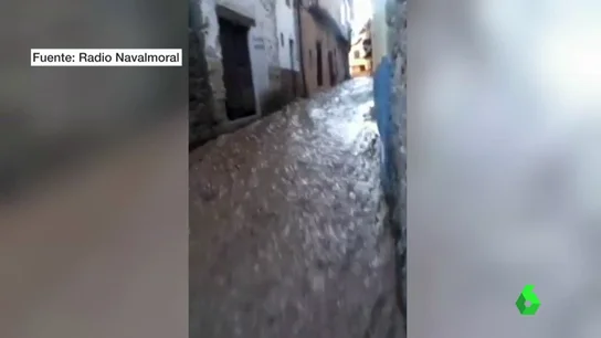 Inundación en Valverde de la Vera Inundación en Valverde de la Vera