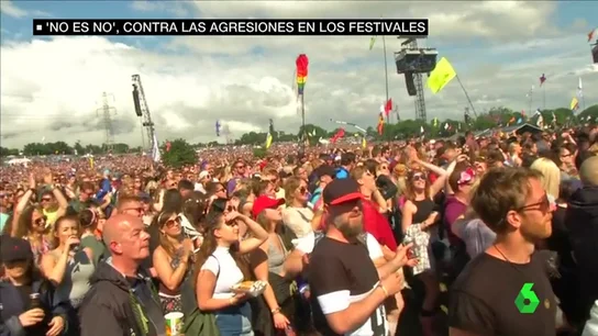 Asistentes a un festival Asistentes a un festival