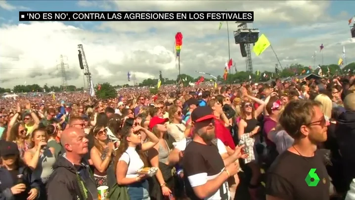 Asistentes a un festival