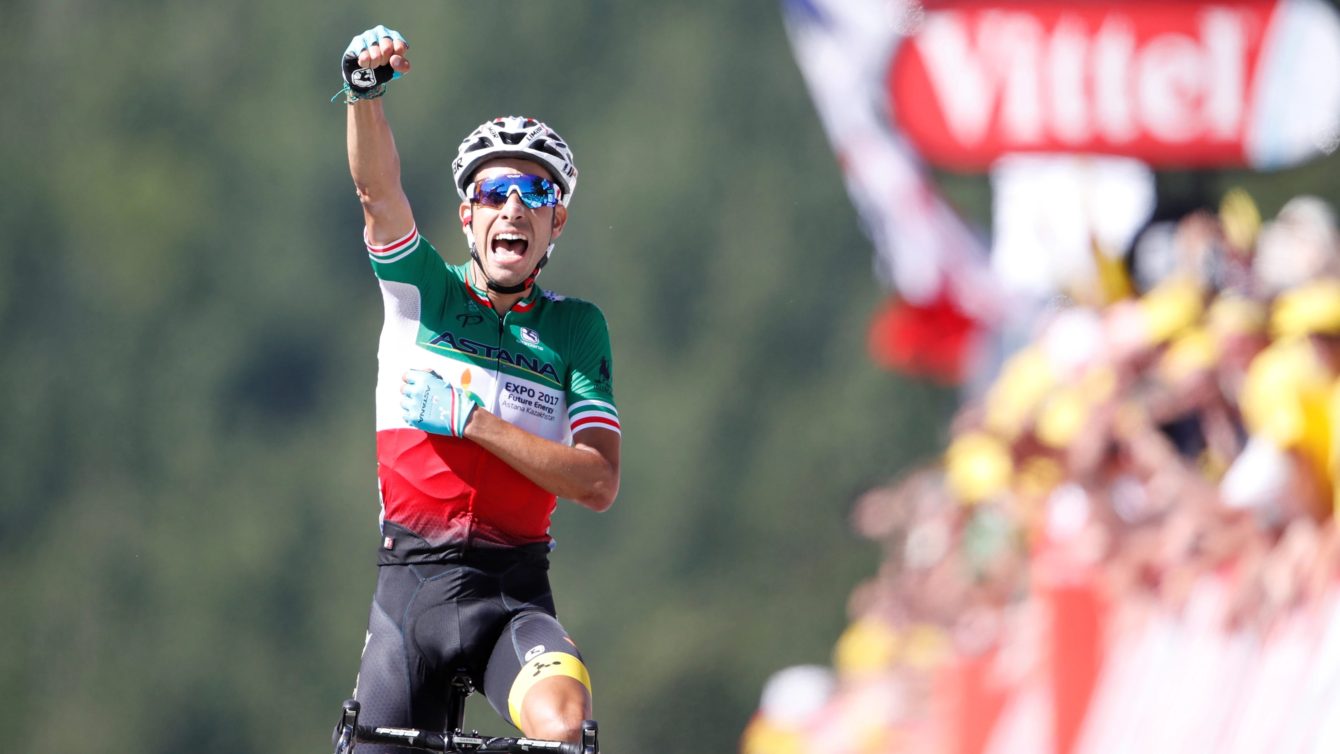 Fabio Aru se impone en la quinta etapa Fabio Aru se impone en la quinta etapa