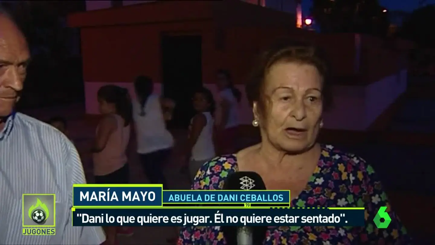 María Mayo, abuela de Dani Ceballos María Mayo, abuela de Dani Ceballos
