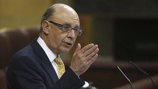 Cristóbal Montoro en el Congreso Cristóbal Montoro en el Congreso