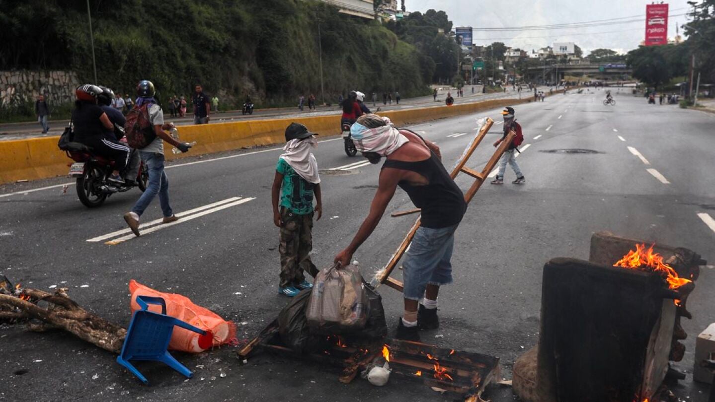 Protestas contra Nicol&aacute;s Maduro