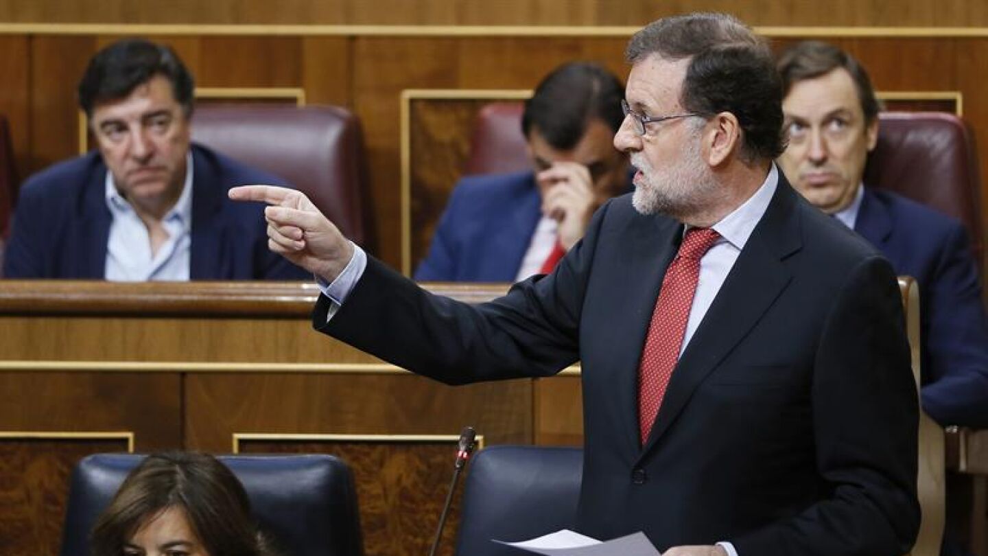 Mariano Rajoy, en la sesi&oacute;n de control del Congreso
