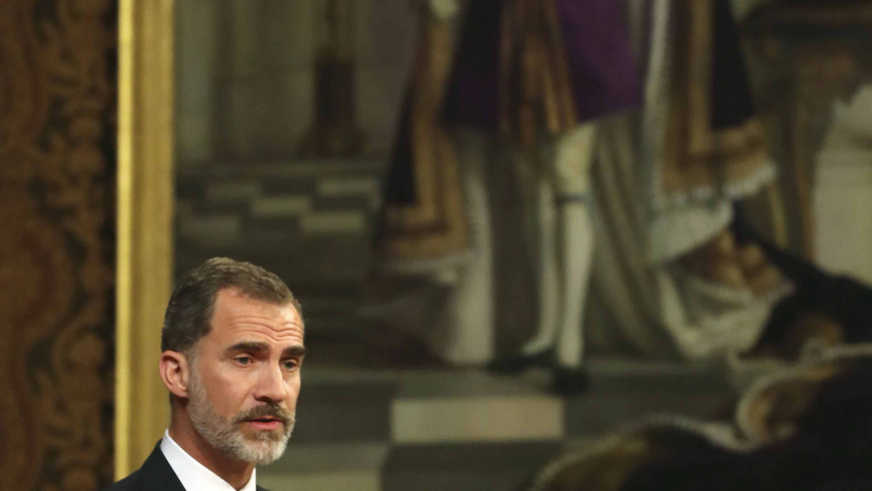 El rey Felipe VI, en el parlamento británico