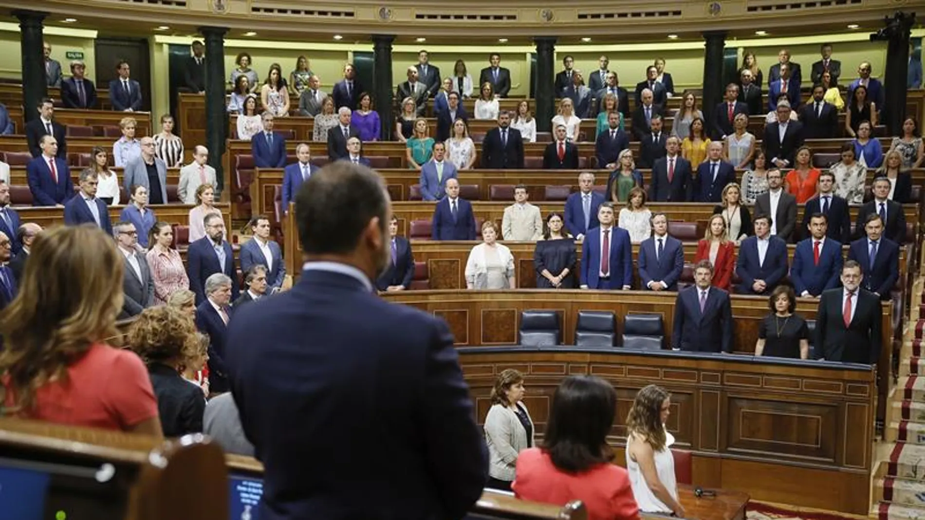 El Pleno del Congreso guarda un minuto de silencio en homenaje a Miguel Ángel Blanco