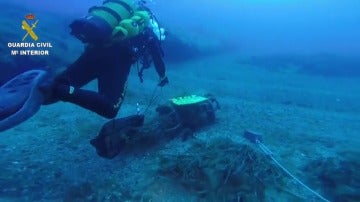  Localizan un artefacto de la II Guerra Mundial a dos millas de Tabarca y a 29 metros de profundidad