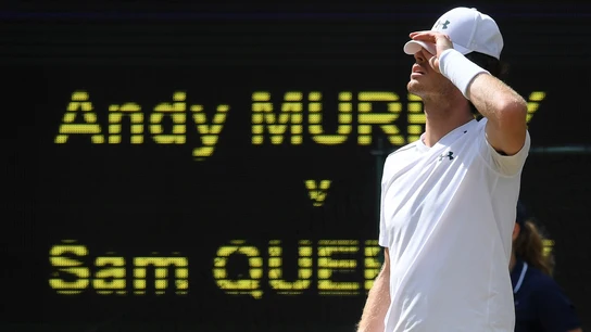 Andy Murray, durante su partido contra Querrey Andy Murray, durante su partido contra Querrey