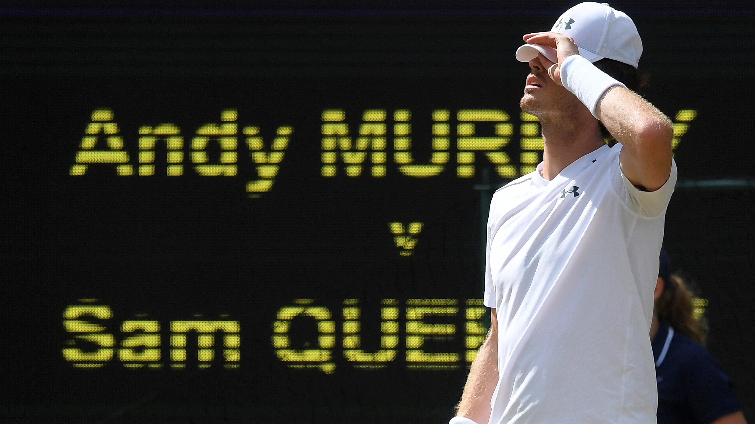 Andy Murray, durante su partido contra Querrey