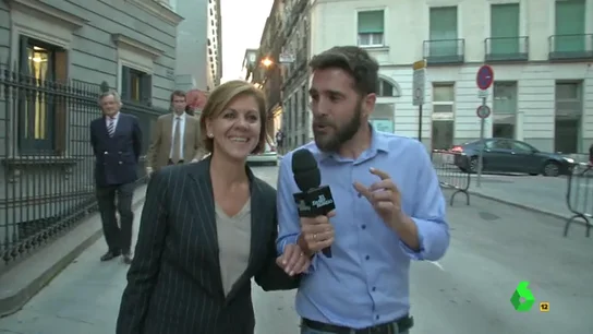 María Dolores de Cospedal con Gonzo María Dolores de Cospedal con Gonzo