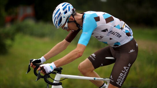 Romain Bardet, durante la etapa del Tour de Francia