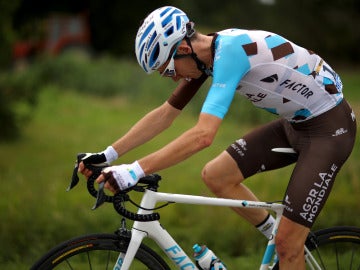 Romain Bardet, durante la etapa del Tour de Francia Romain Bardet, durante la etapa del Tour de Francia